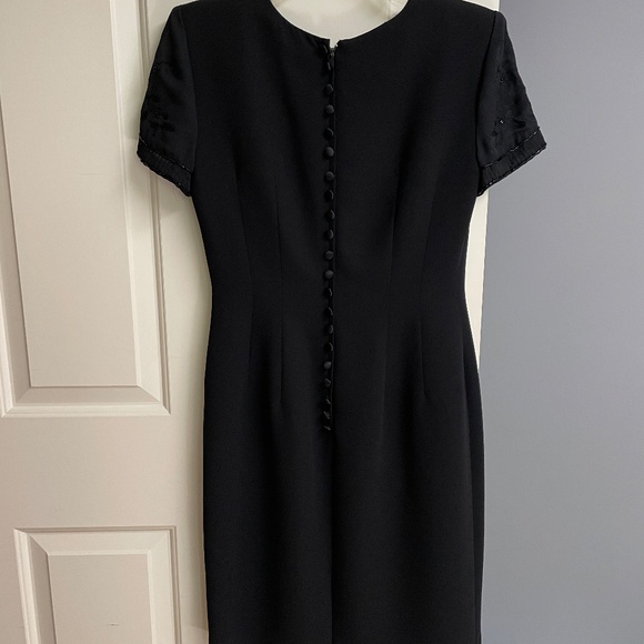 Black Dress, Donna Morgan, Woman, 6 Petite - Picture 3 of 11